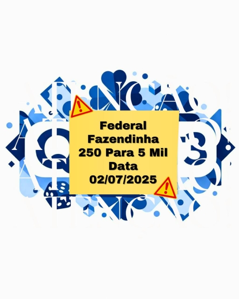 FEDERAL - FAZENDINHA 250 PARA 5 Mil