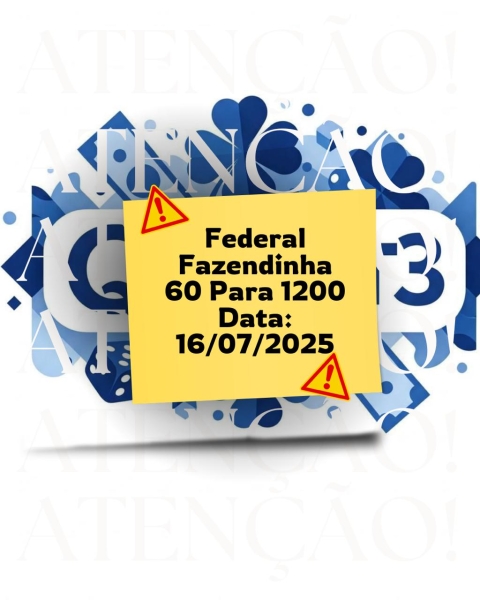  FEDERAL - FAZENDINHA 60 PARA 1200