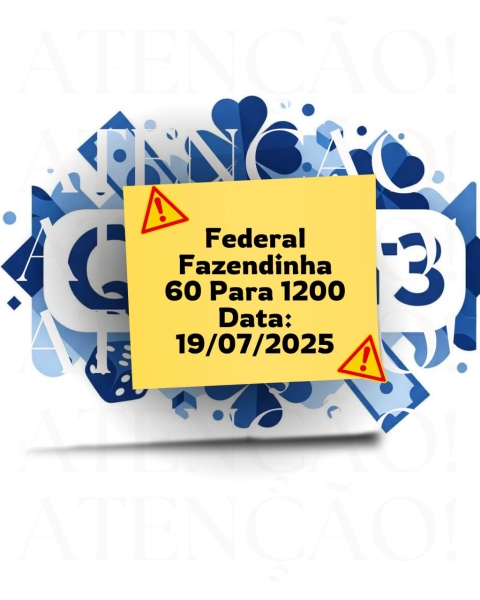  FEDERAL - FAZENDINHA 60 PARA 1200