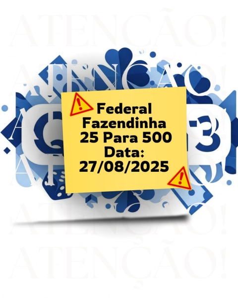  FEDERAL - FAZENDINHA 25 PARA 500