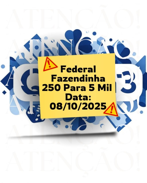 FEDERAL - FAZENDINHA 250 PARA 5 Mil