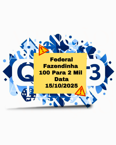 FEDERAL - FAZENDINHA 100 PARA 2 MIL