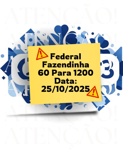 FEDERAL - FAZENDINHA 60 PARA 1200