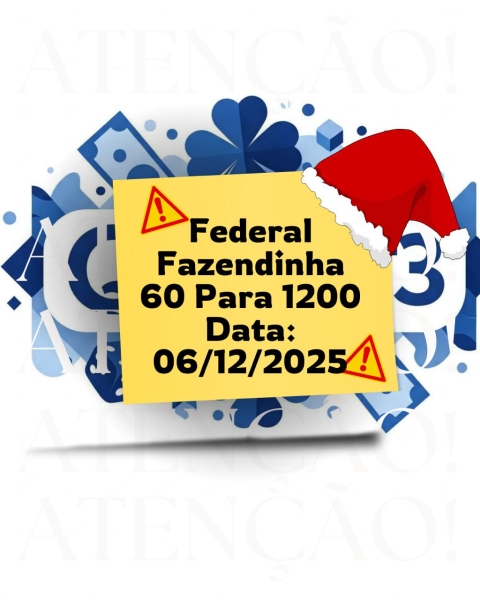  FEDERAL - FAZENDINHA 60 PARA 1200