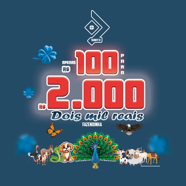 FAZENDINHA 100 PARA 2 MIL - 10 HORAS.