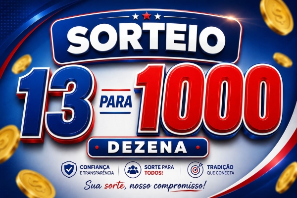 13 PARA 1 MIL - 15 HORAS.